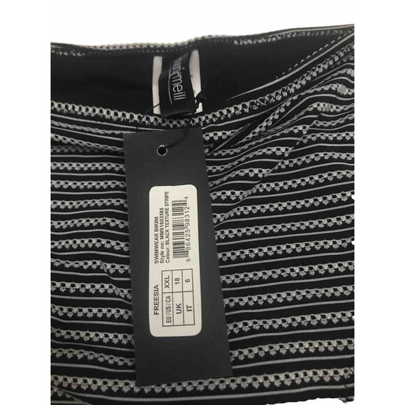 Marie Meili Women’s Bikini Bottom Size XXL Striped Black & White Color - Picture 9 of 16